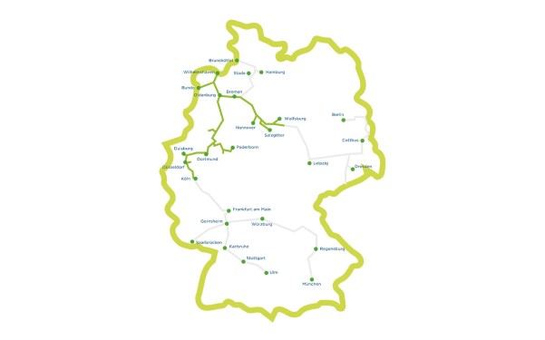 OGE und TES planen, ganz Deutschland mit einem CO2-Netz zu verbinden. (Quelle: TES)