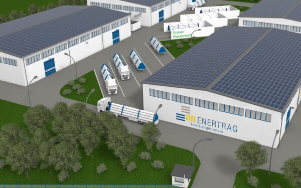 Visualisierung „Elektrolysekorridor Ostdeutschland“